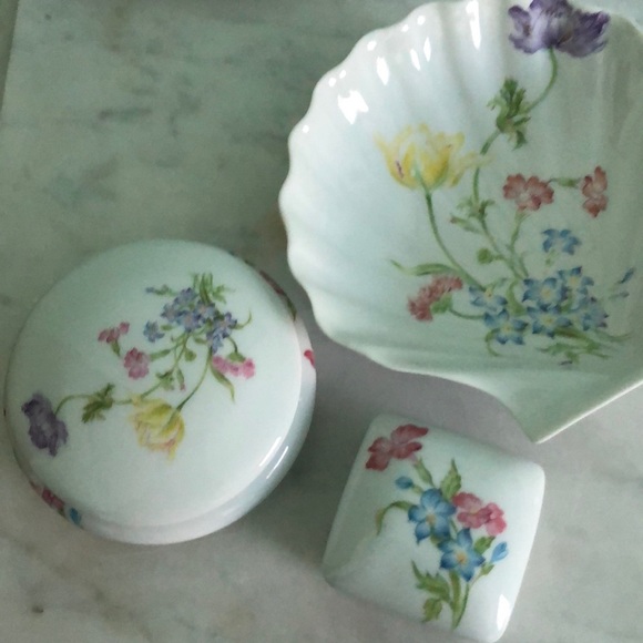 ROCHARD Limoges 5 piece set - Picture 3 of 5